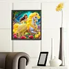 Glowing Princess Belle-Full Round Diamond Painting 40*40CM