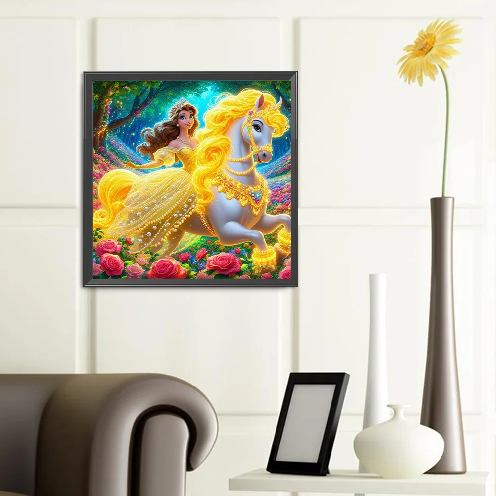 Diamond Painting - Full Round Drill - Princess Belle(Canvas|40*40cm)