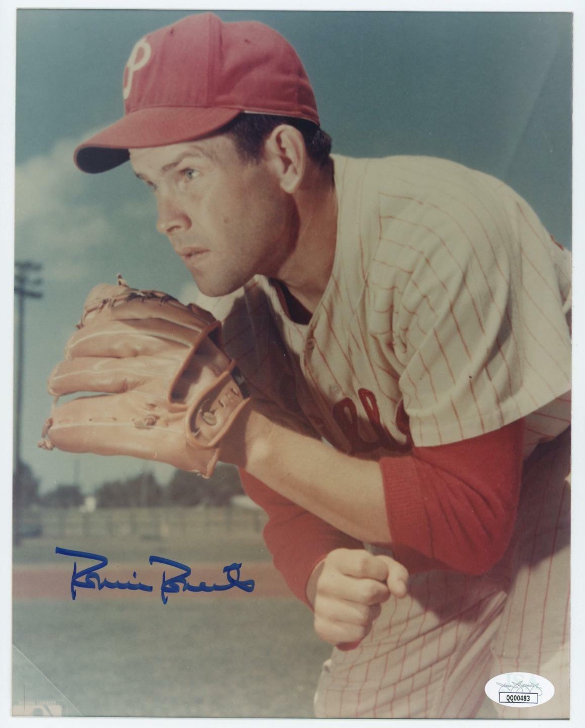 Robin Roberts Philadelphia Phillies Signed 8x10 Photo Poster painting JSA COA Authenticated #2