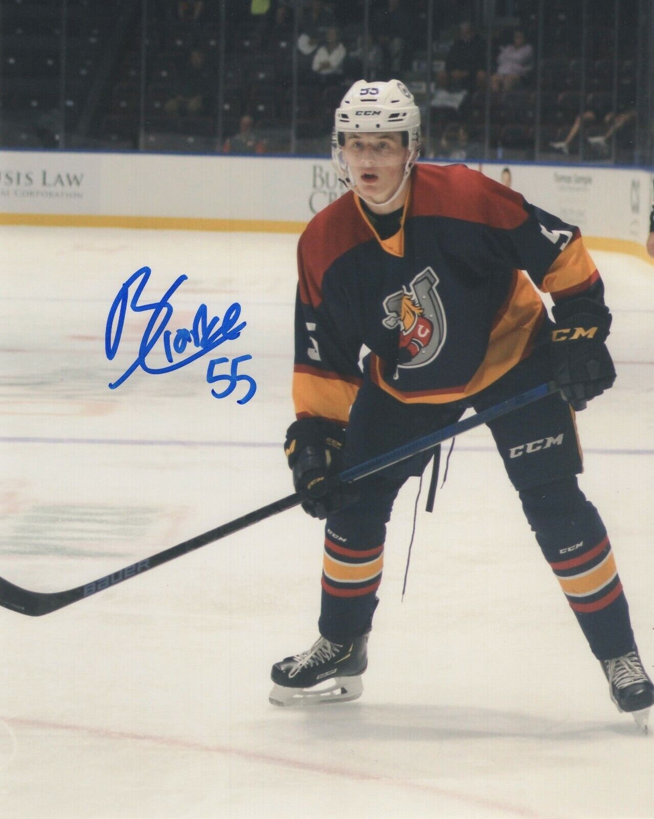 BRANDT CLARKE SIGNED AUTOGRAPH BARRIE COLTS 8X10 Photo Poster painting EXACT PROOF LA KINGS #2