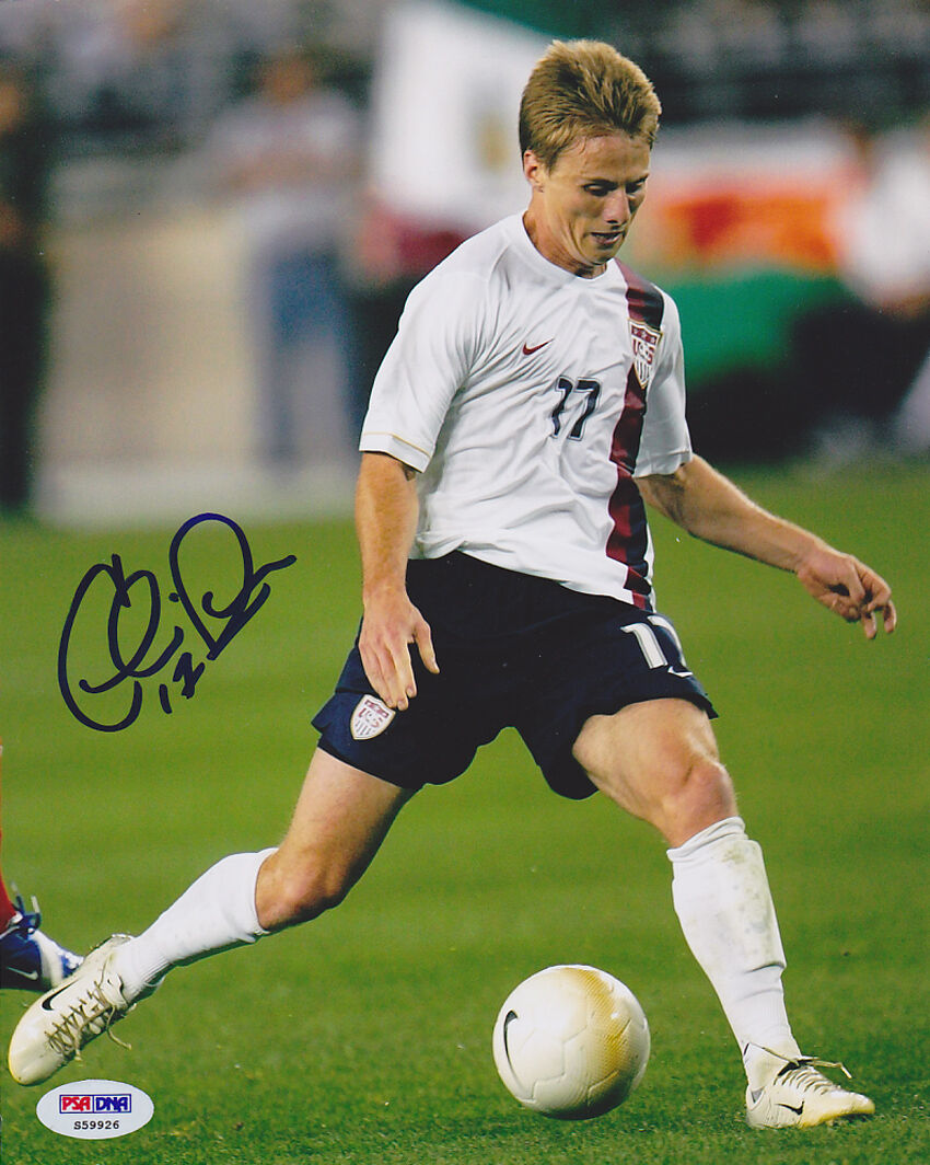 Chris Rolfe SIGNED 8x10 Photo Poster painting Team USA *VERY RARE* PSA/DNA AUTOGRAPHED