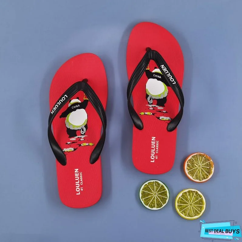 Men's Summer Outdoor Flip-flops Couple Beach Flip Flops