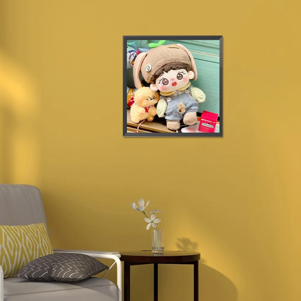 Diamond Painting - Full Round Drill - Cartoon Doll(Canvas|30*30cm)