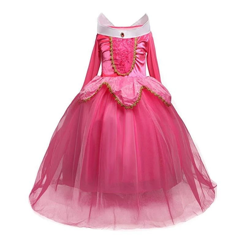 Girls Party Dress Up Princess Costume Kids Halloween Cosplay Costume Baby Girl Princess Dress Christmas Dress