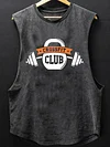 CROSSFIT CLUB Scoop Bottom Cotton Tank