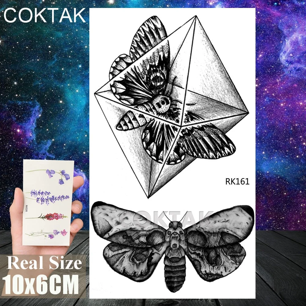 Watercolor Flower Beauty Temporary Tattoos Sticker For Women Body Art Arm Tatoos Waterproof Tattoo Paper Fake Jewelry Tatoos