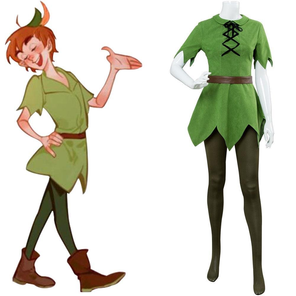 Movie Peter Pan Female Cosplay Costume
