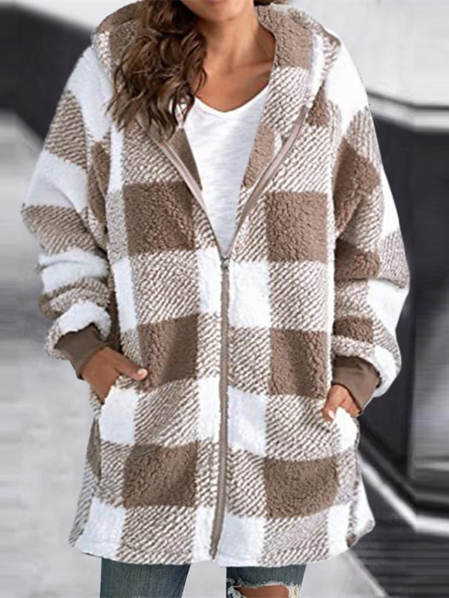 Winter Plus Size Fleece Zipper Jacket