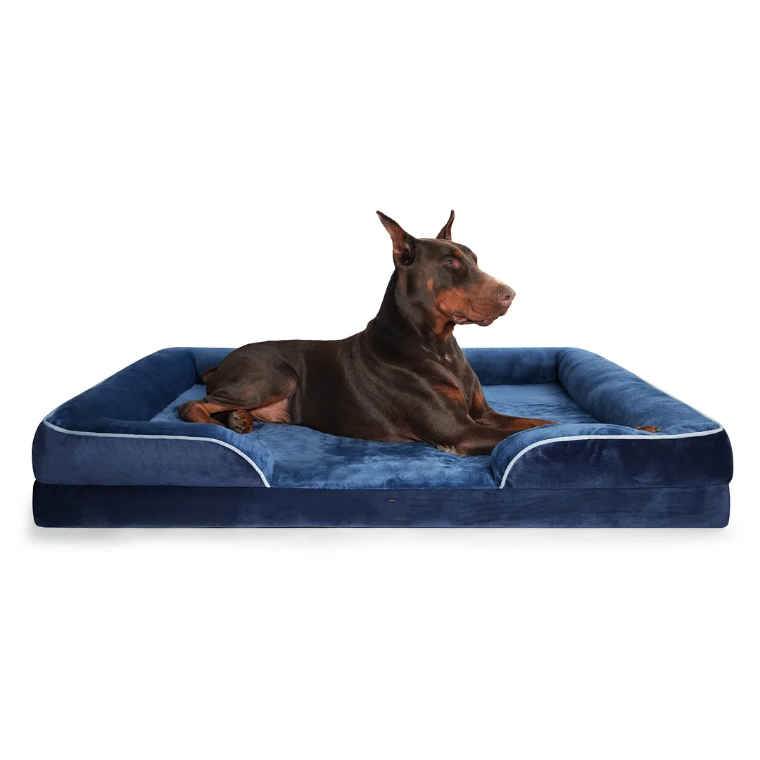  Orthopedic Dog Bed, Bolster Dog Beds