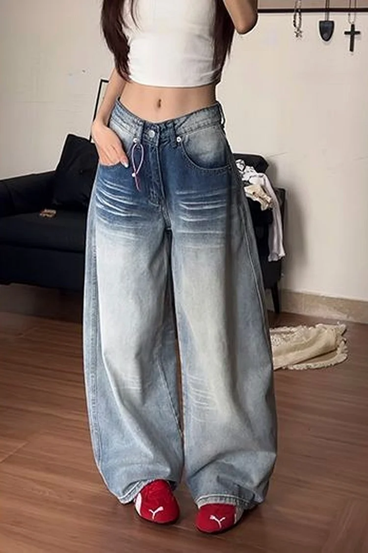 Wide Leg Pants for Women Thickened and Warm