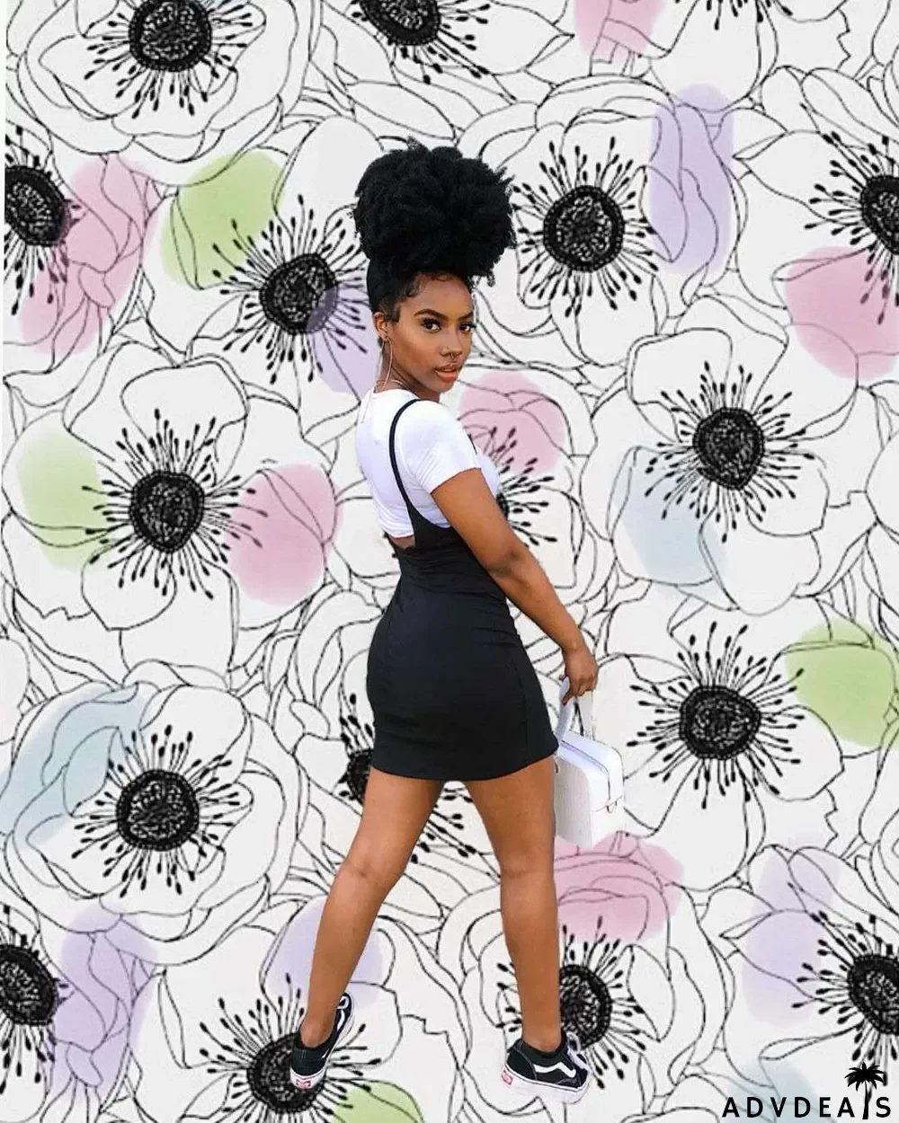 Sexy Crop Tops+Split Straps Mini Dress Two Piece Sets