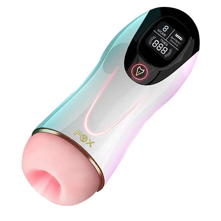 Automatic Male Masturbator Sucking Vibration Oral Sex Real Vagina Pocket  Cat Penis Oral Sex Machine Toy