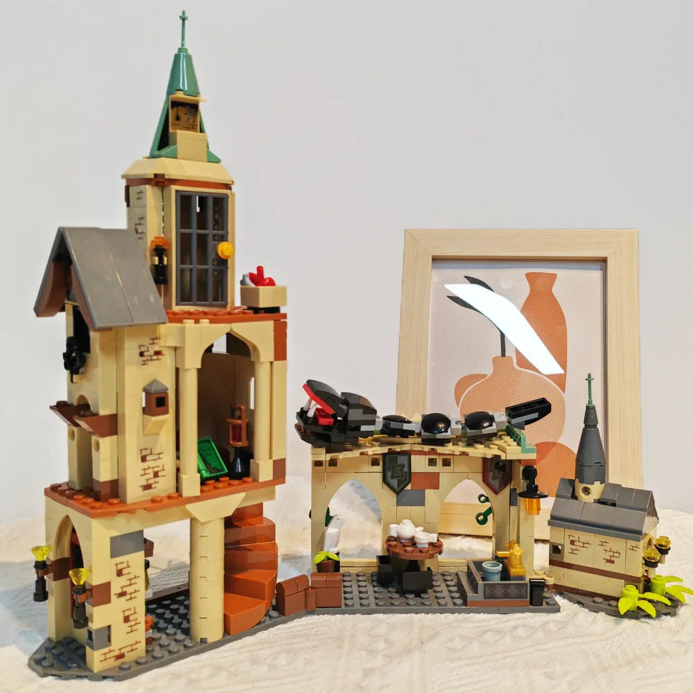 Creator Harry Potter MOC Magic Courtyard Bricks Toy