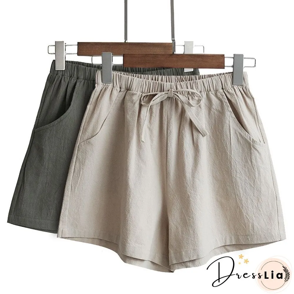 New Hot Summer Casual Sports Shorts Women High Waist Fashion Short Pants