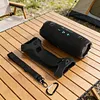 Silicone Case Fit for JBL Charge 6 Wireless BT Speakers Travel Carrying Sleeve with Carabiner and Shoulder Strap Protective Soft Skin
