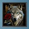 Diamond Painting-DIY Full Round Drill Wolf(40*40CM)