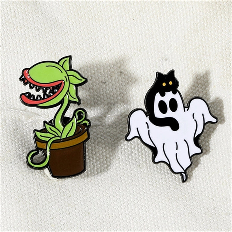 Retro Funny Punk Animal Alloy Stoving Varnish Plating Unisex Brooches