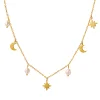 Moon Star Peals Stylish Necklace