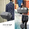 2 in 1 Hanging Suit Travel Bag, Foldable Duffel Bag Carry On Suit Airline Bag