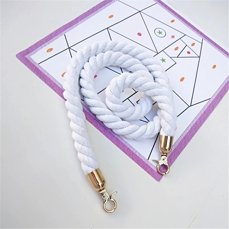 Cotton Solid Color Bag Strap