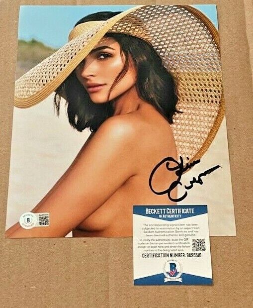 OLIVIA CULPO SIGNED 8X10 Photo Poster painting S.I. SWIMSUIT MODEL BECKETT CERTIFIED #5