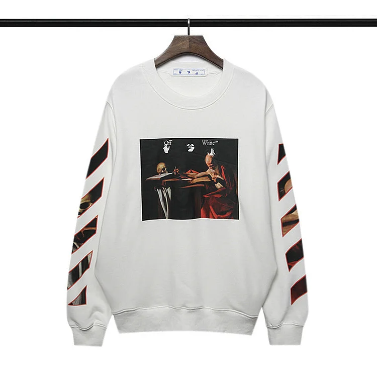 oww Sweatshirts Crew Neck Pullover Sweatshirt Ow Terry Coat