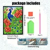Peacock 5D DIY Diamond Art Painting Notebook Kit 50 Pages A5 Rhinestone Art Painting Notebook Kit for Adults Beginners Holiday Birthday Gift