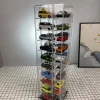 Car model display stand rotatable transparent model storage rack box (40 parking spaces)