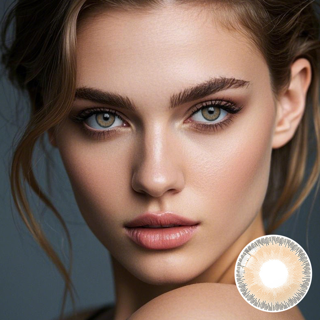 Elite SANDY BROWN Colored Contact Lenses