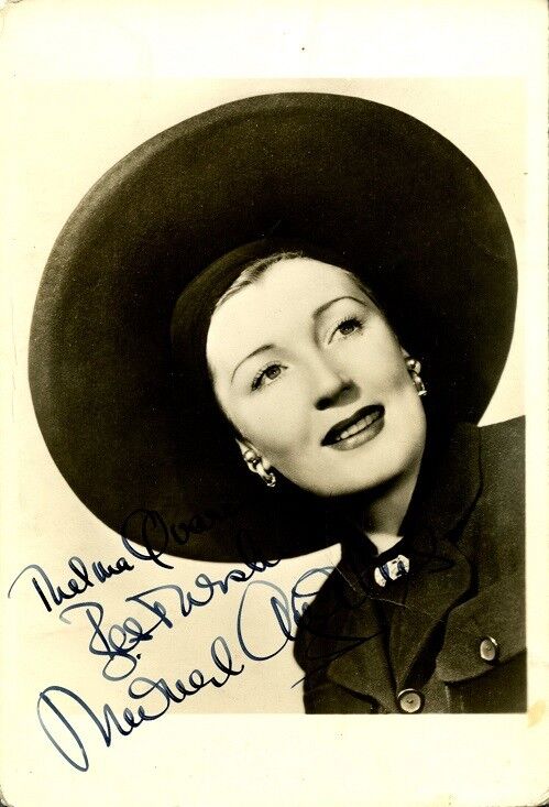 Vintage MURIEL ANGELUS Signed Photo Poster painting