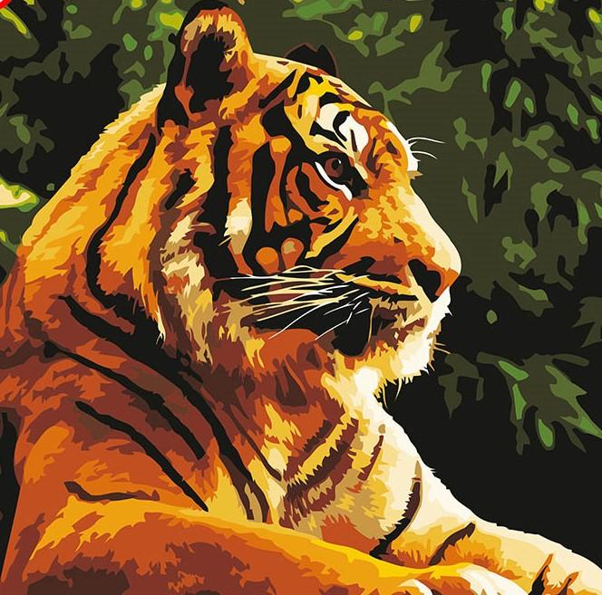 

Majestic Tiger – Paint By Numbers - 40*50CM, 501 Original