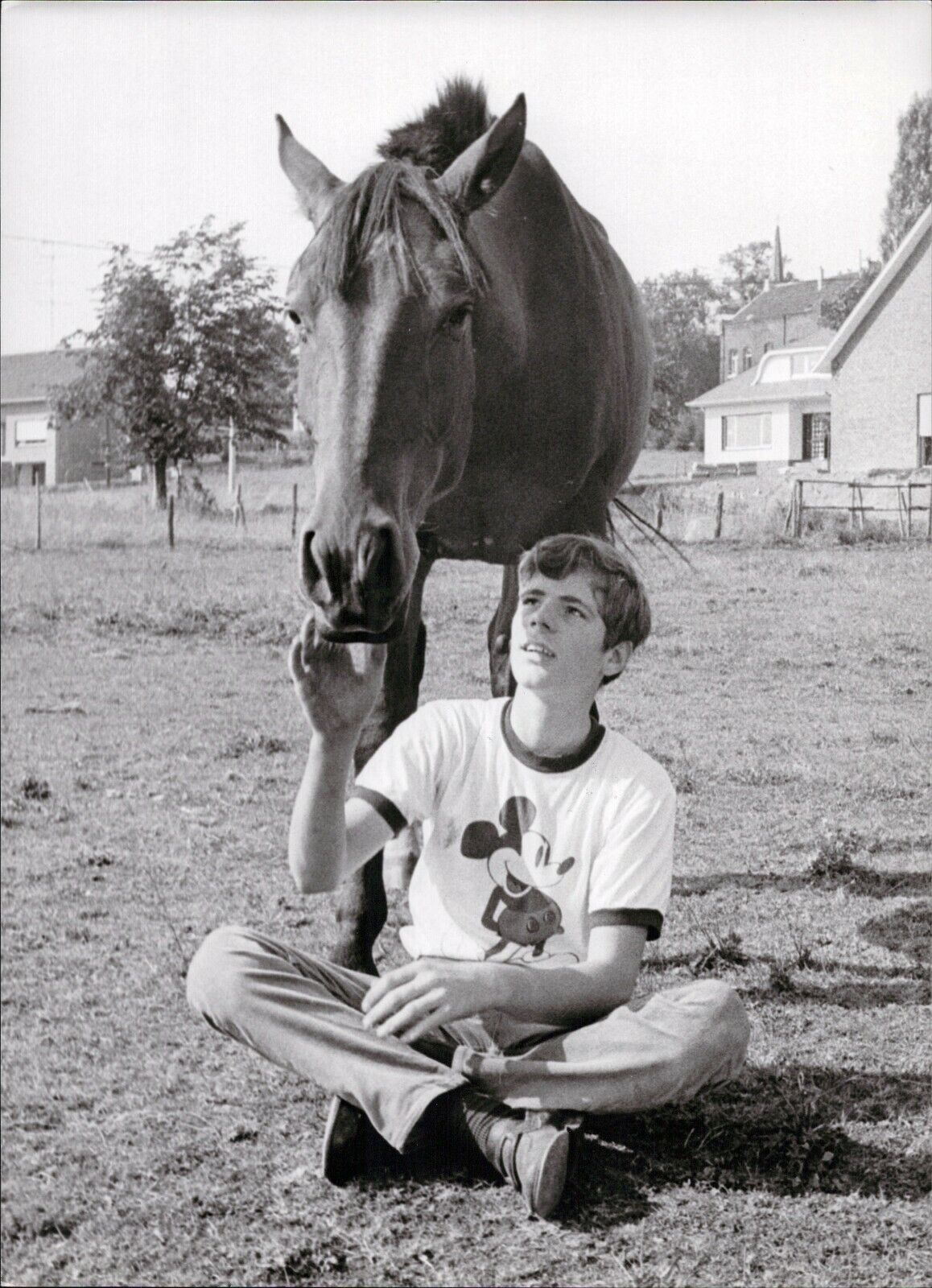 Heintje With Pferd - Vintage Press Photo Poster painting Norbert Unfried (U-6802