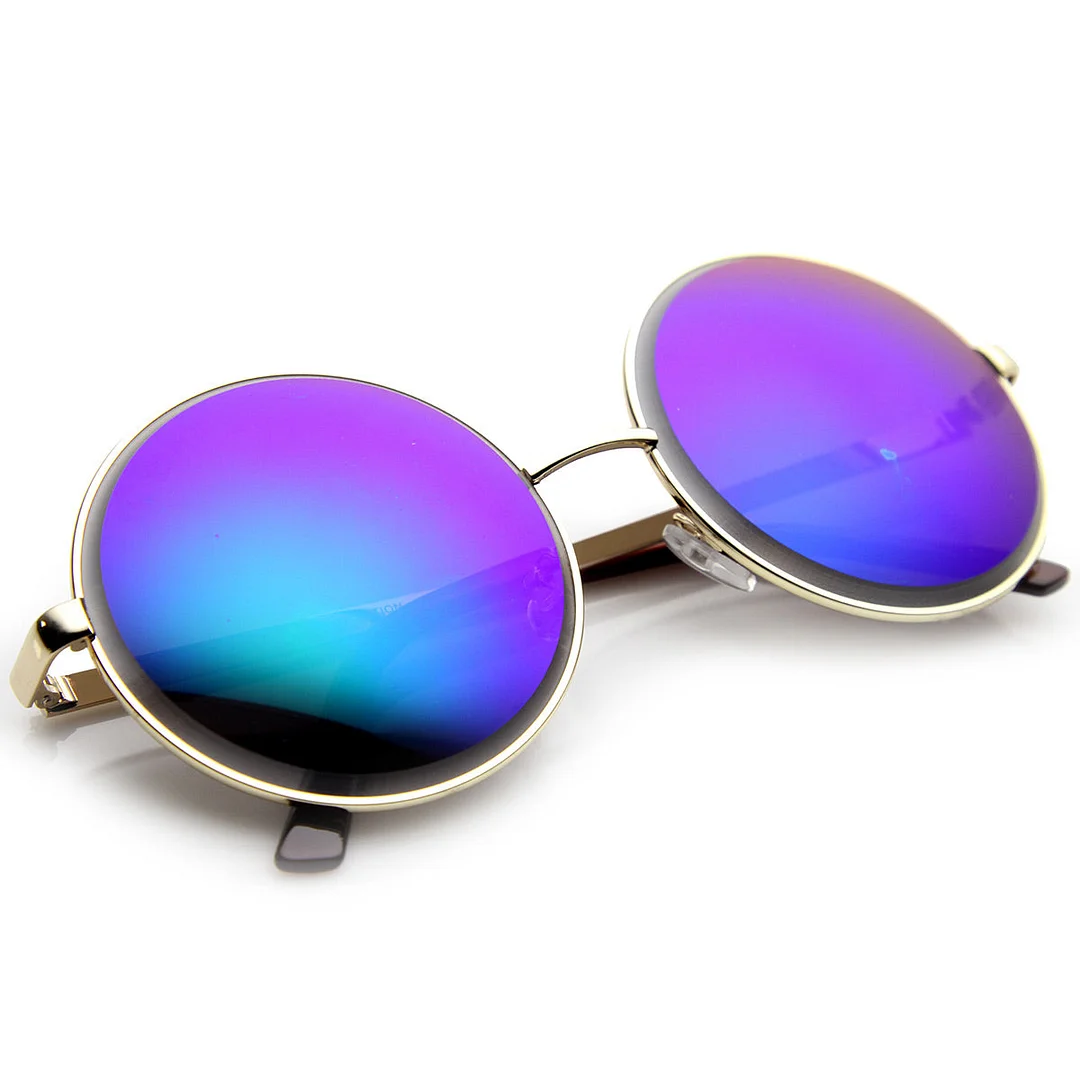 Super Large Oversized Metal Round Circle glasses