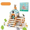 🏠 KIT DE CONSTRUCTION EN BOIS COTTAGE 3D &ndash; &Eacute;DUCATIF & CR&Eacute;ATIF POUR ENFANTS!