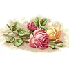 Rose - 9CT Partial Beaded Cross Stitch Kit(56x31cm)