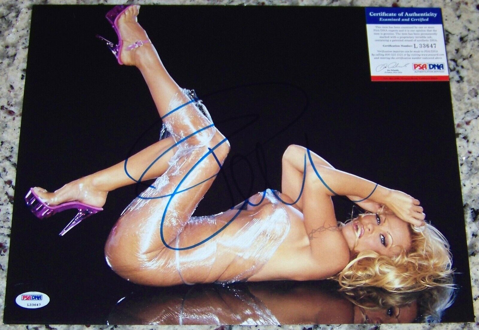 HOT NEW ITEM! Pamela Anderson Signed Autographed 11x14 Photo Poster painting PSA COA!