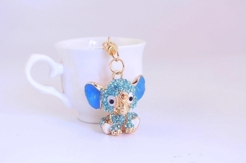 Cute Elephant Alloy Women’s Keychain