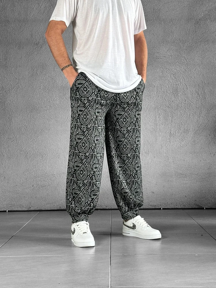 Men's Printed Loose Casual Pants