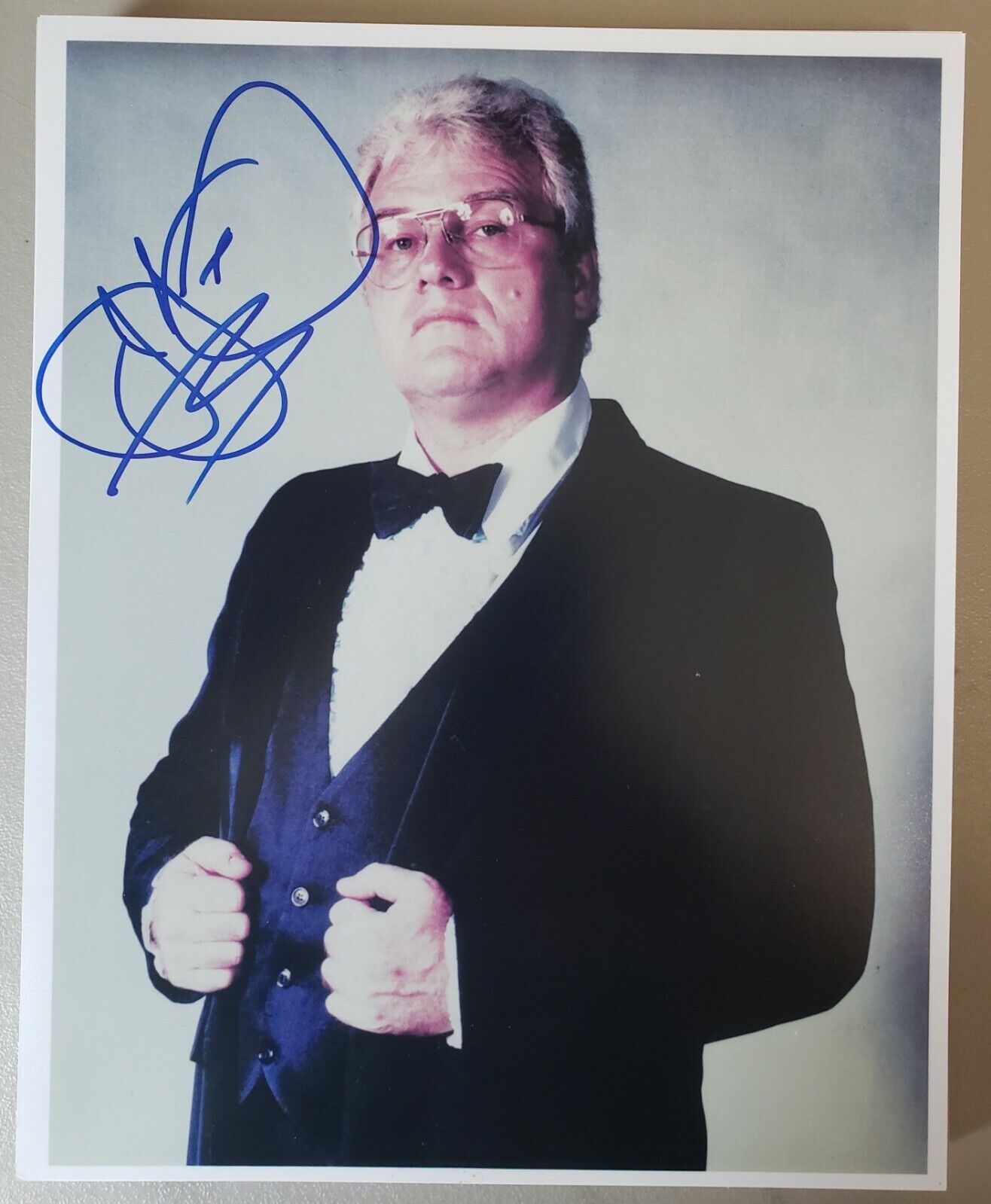 JJ Dillon autographed 8x10 The 4 Horsemen