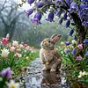 Luxury AB Velvet Diamond Painting Kit - Rabbit