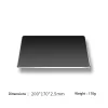 Desktop Aluminum Alloy Metal Mouse Pad Double-Sided Aluminum Anti-Slip Pad Desk Pad Suitable for Gaming and Office