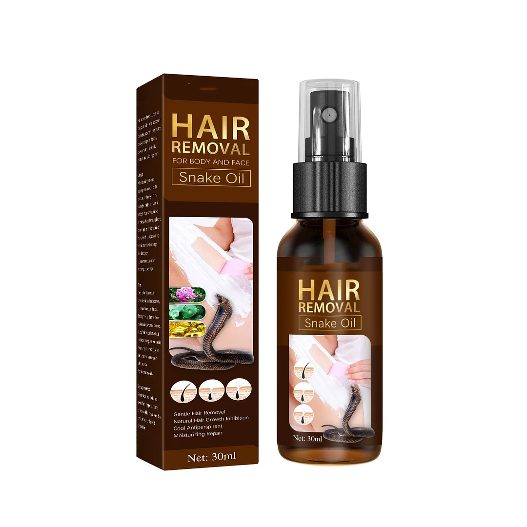 Household Portable Snake Oil Hair Removal Spray Beauty