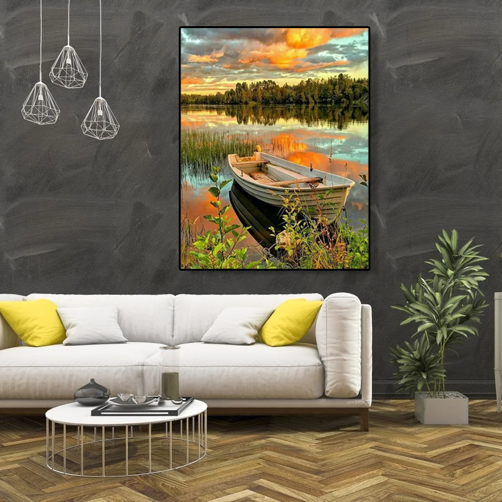 Boat Grove - Paint By Number(40*50cm)