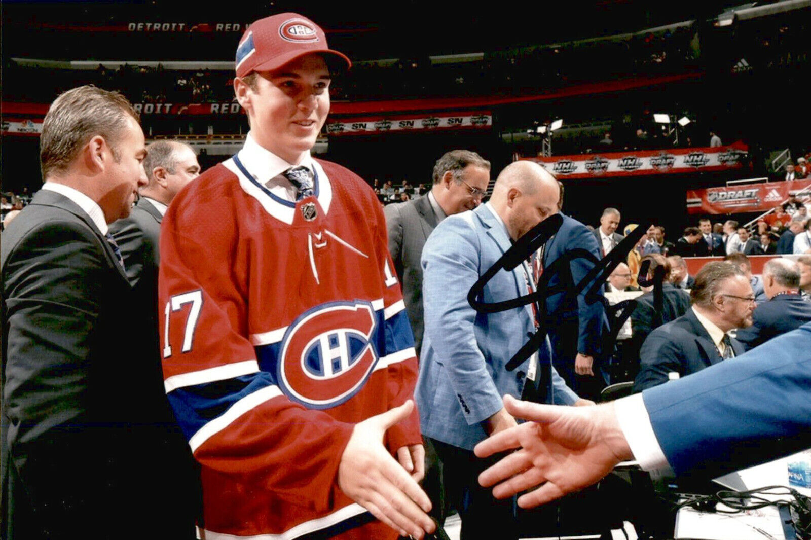 Cale Fleury SIGNED autographed 4x6 Photo Poster painting MONTREAL CANADIENS / SEATTLE KRAKEN