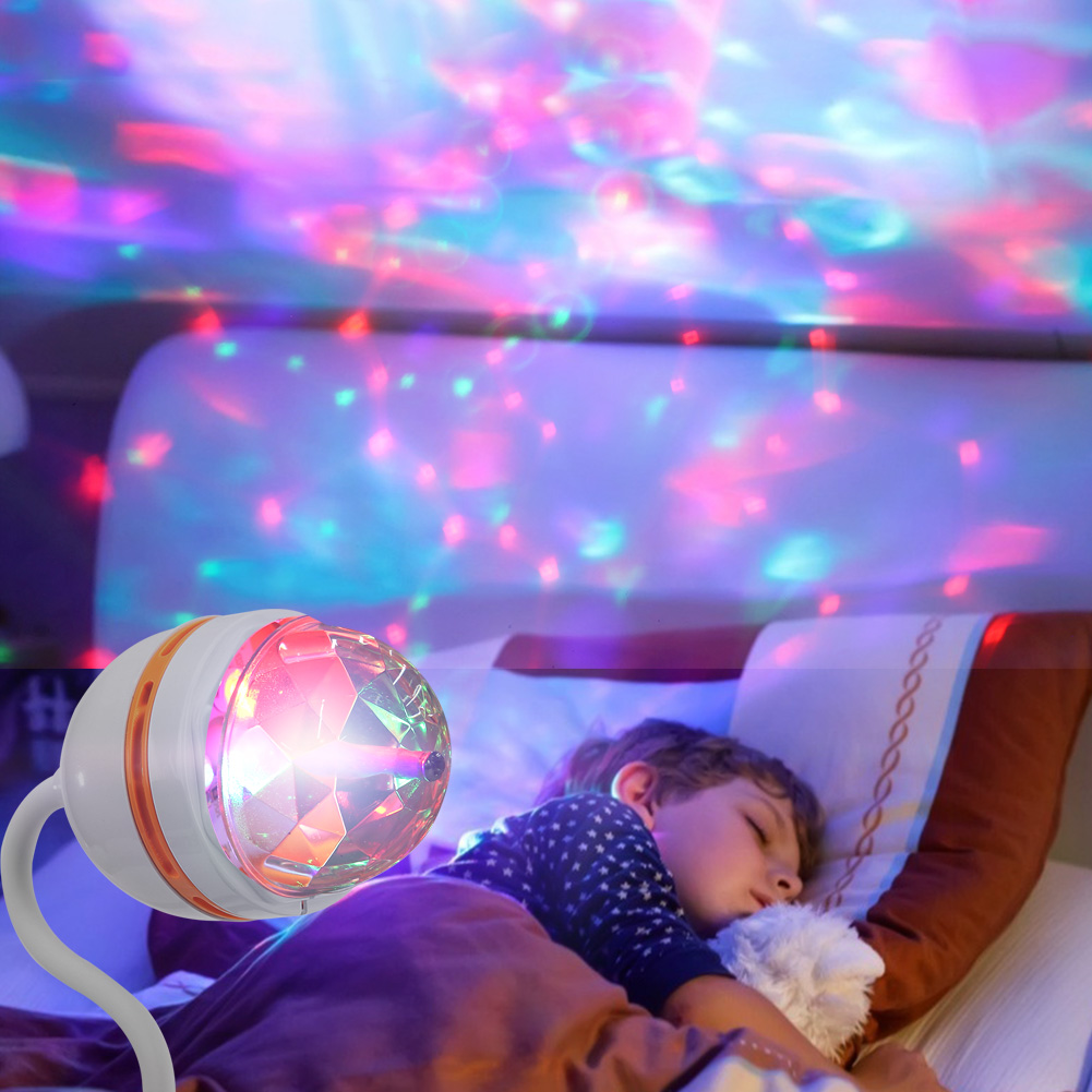 

LED Crystal Disc Effect Club Colorful Bulb-Bluetooth Laser Projector Night Light, 501 Original