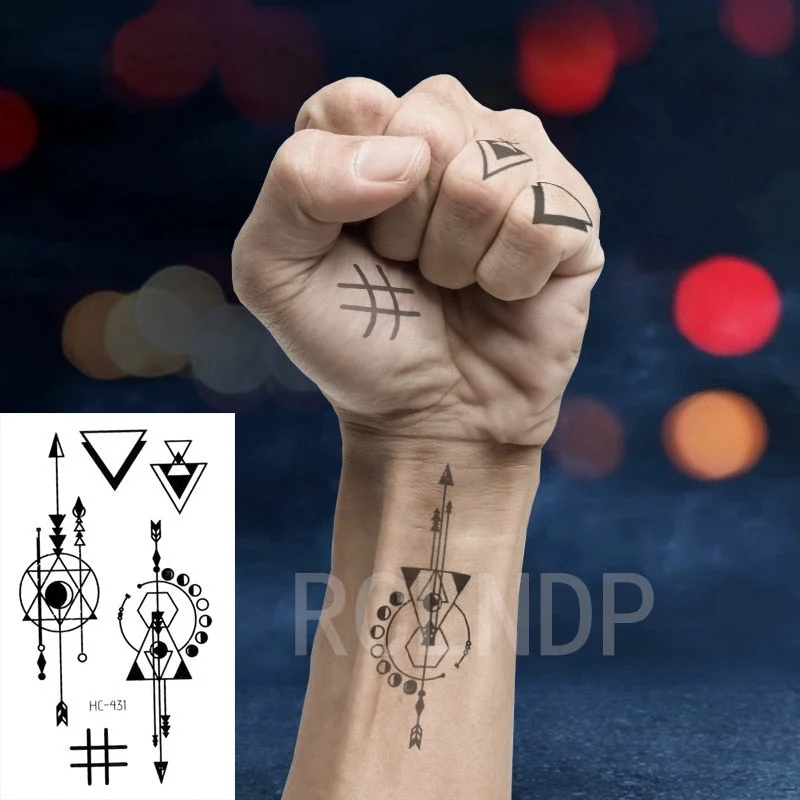 Waterproof Temporary Tattoo Sticker Star Constellation Leo Taurus Scorpio Virgo Piesces Flash Tatoo Fake Tatto for Women Men