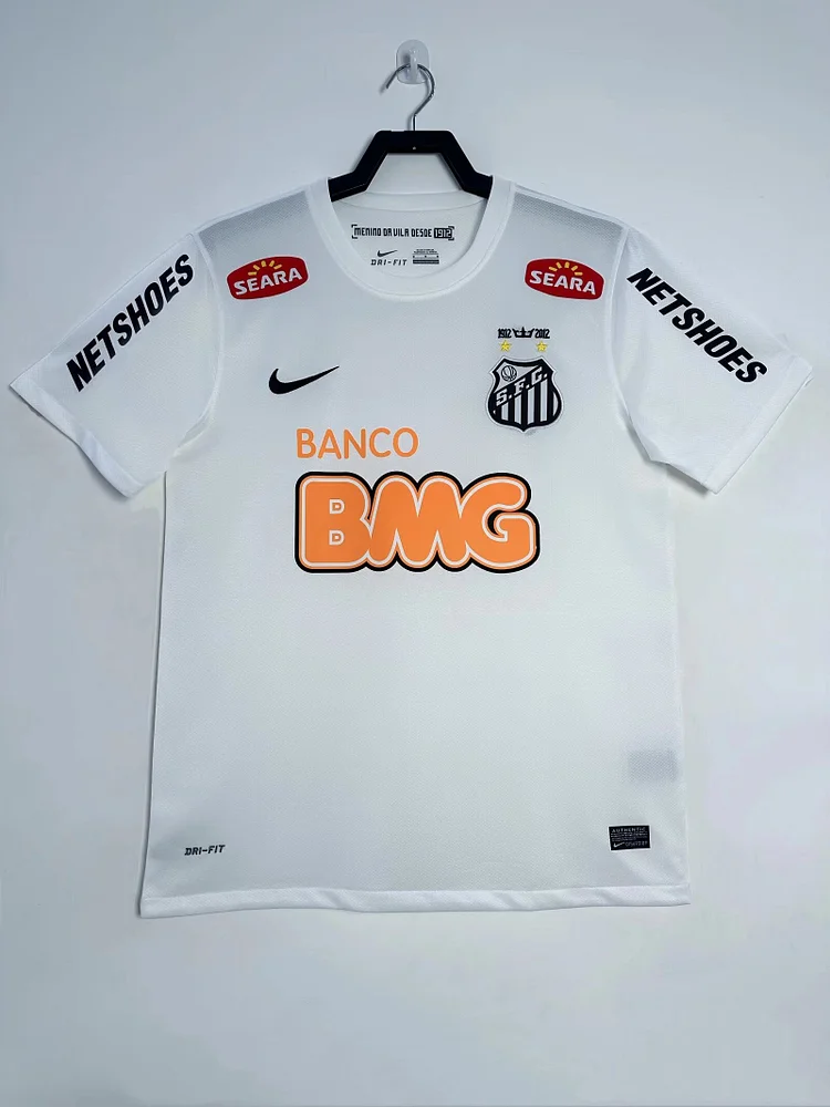 2012-13 Santos Home Retro Jersey (with red epaulettes)