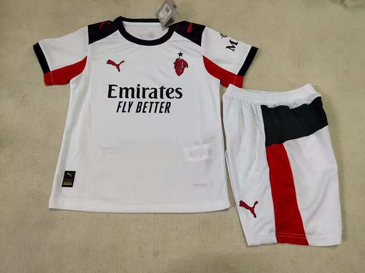 2025-26 AC Milan Away Jersey - Kids' Version