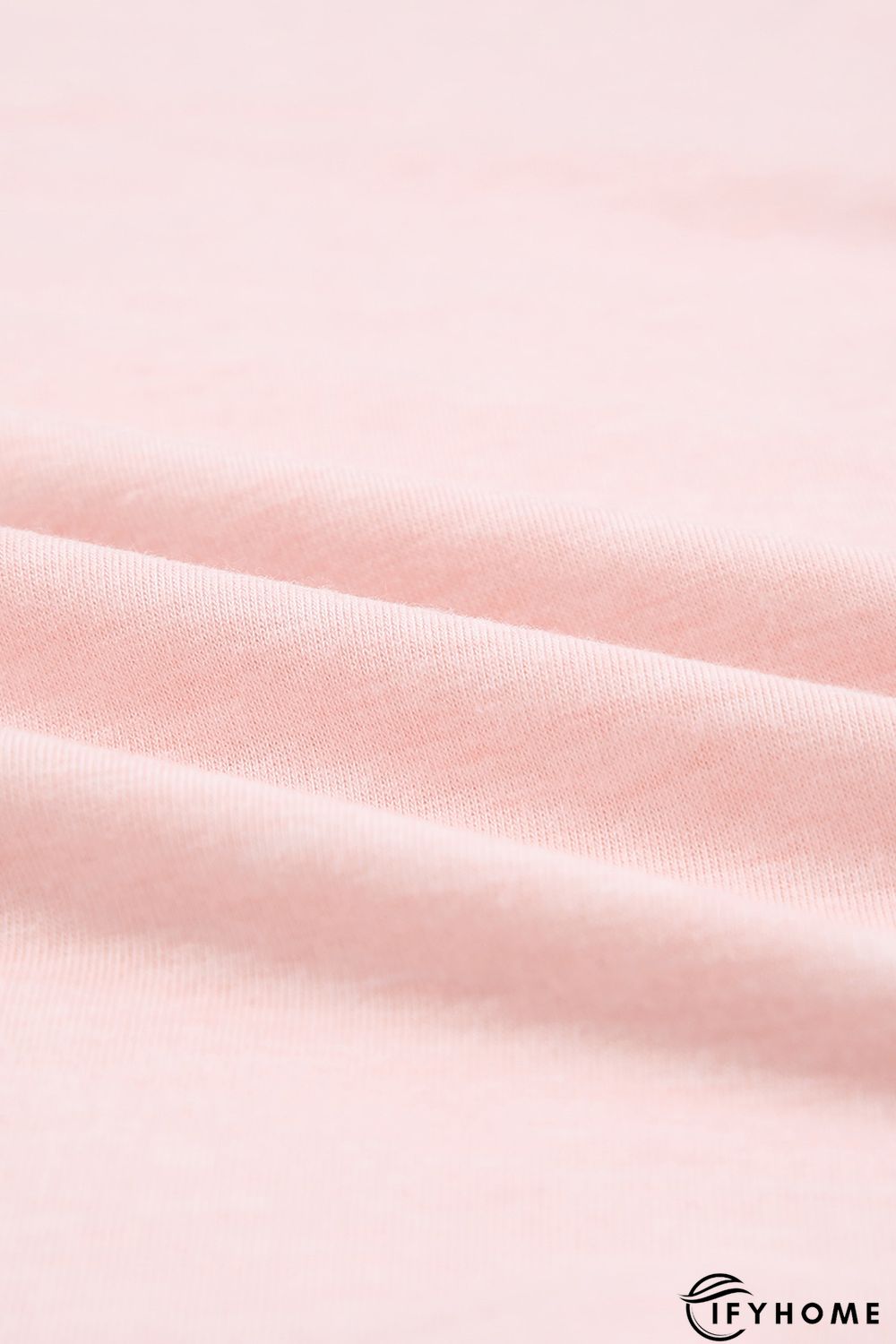 Pink SUNNY DAYS AHEAD Graphic Print Short Sleeve T-shirt | IFYHOME