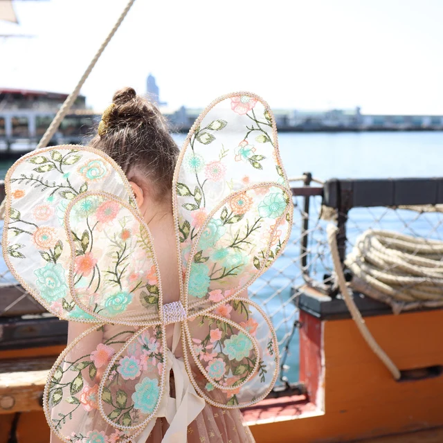 Handmade children's fairy wings dressup set — free download